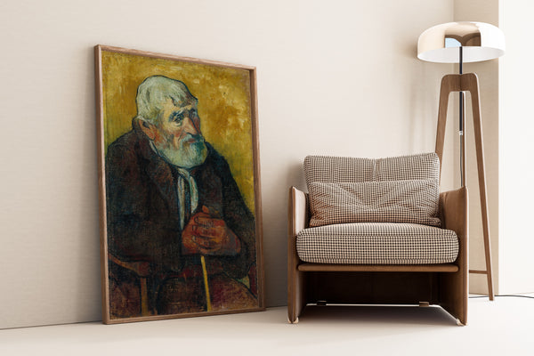 Paul Gauguin — Old Man with a Stick | Fine Art Print