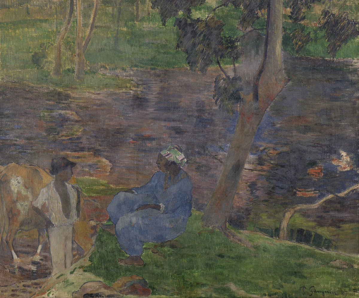 Paul Gauguin — On the Banks of the River, Martinique | Fine Art Print