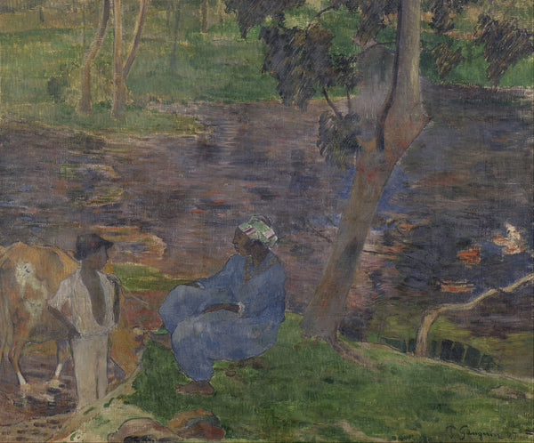 Paul Gauguin — On the Banks of the River, Martinique | Fine Art Print