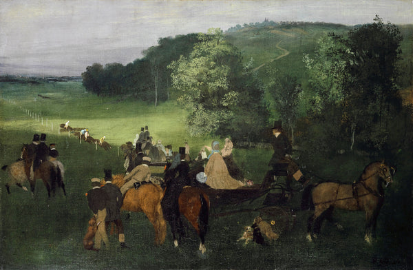 Edgar Degas — On the Racecourse | Fine Art Print