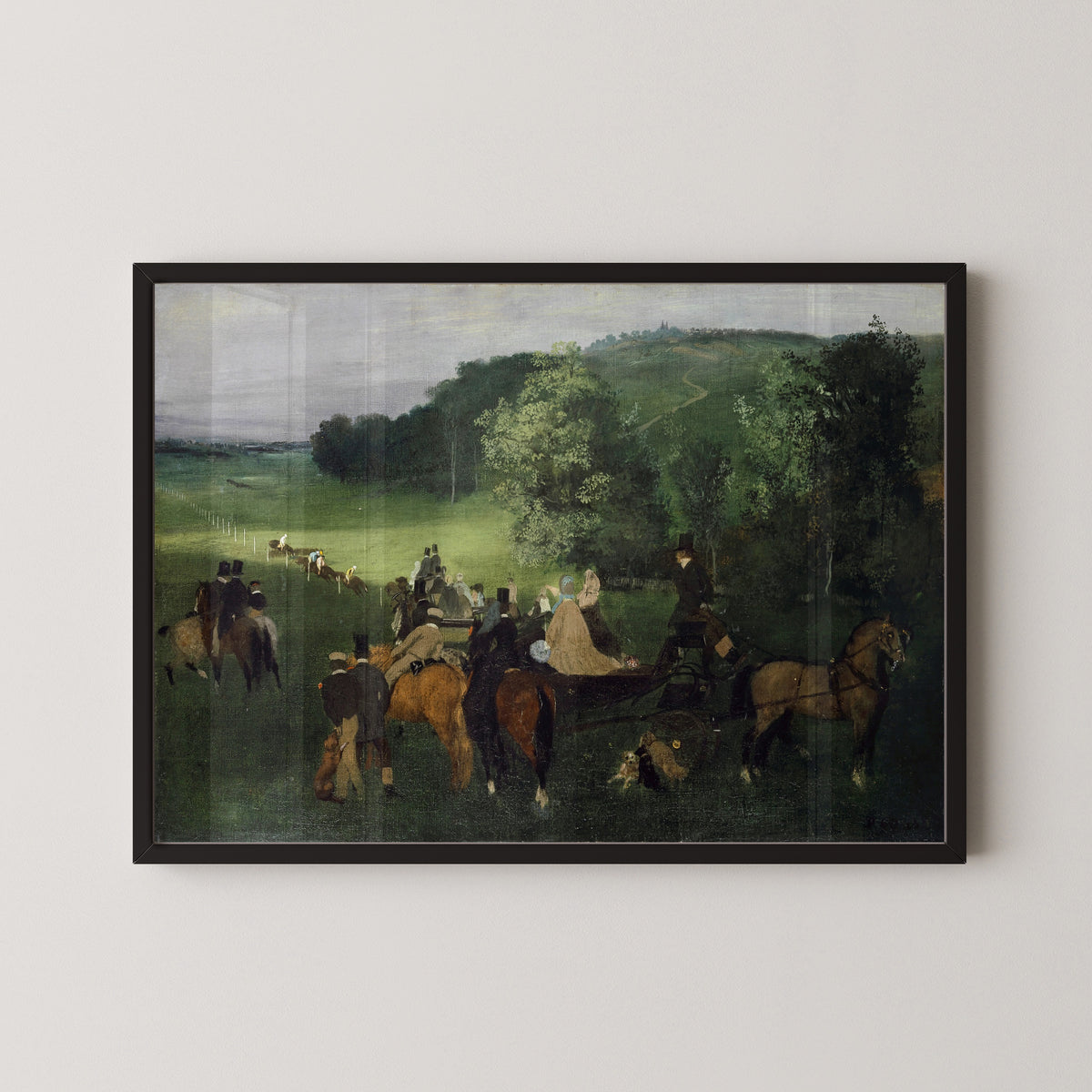 Edgar Degas — On the Racecourse | Fine Art Print