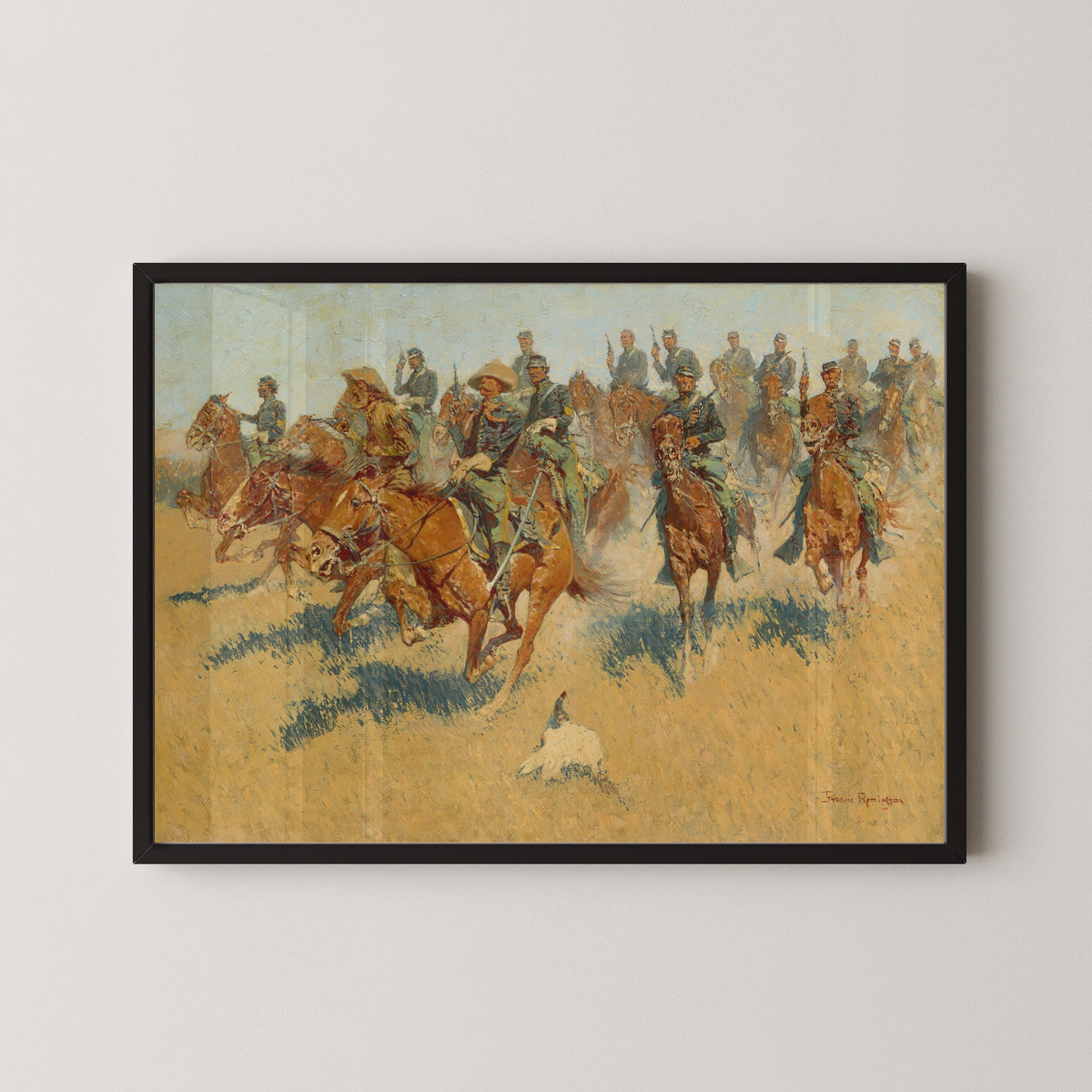 Frederic Remington — On the Southern Plains | Western Art Print