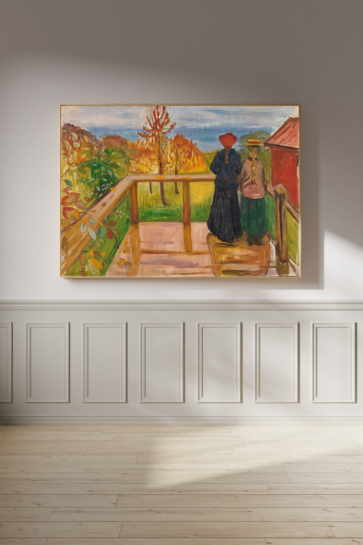 Edvard Munch — On the Veranda | Expressionist Fine Art Print