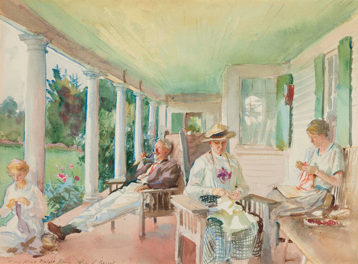 John Singer Sargent — On the Verandah | Fine Art Print