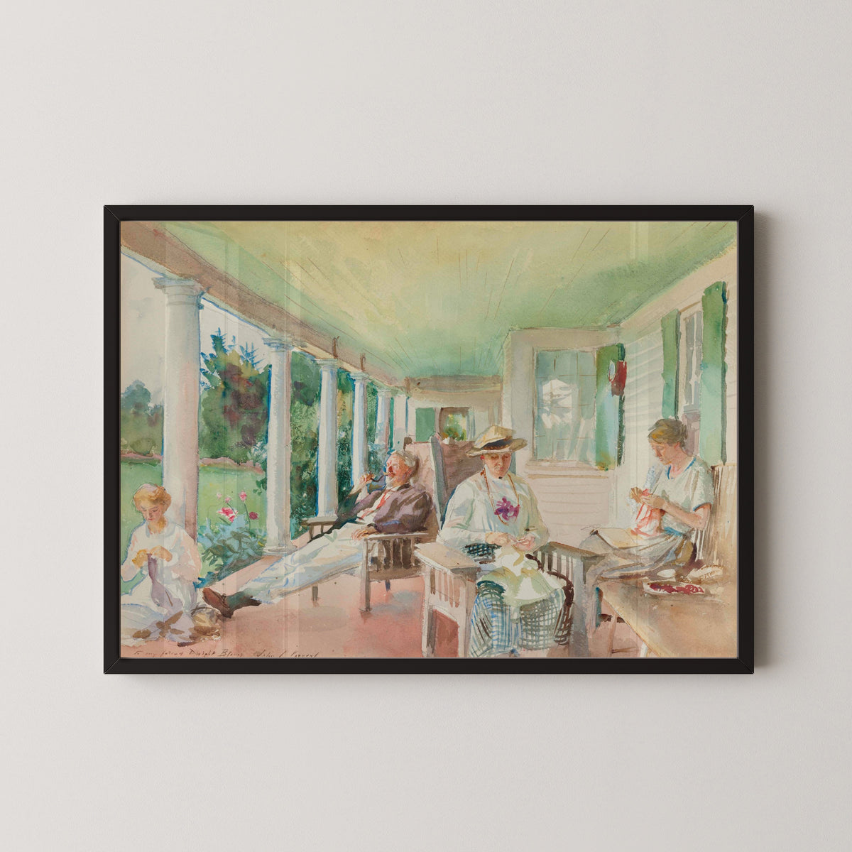 John Singer Sargent — On the Verandah | Fine Art Print