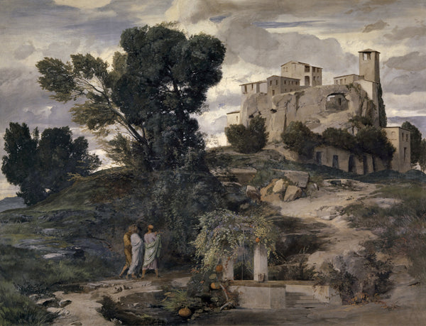 Arnold Böcklin — On the Way to Emmaus | Landscape Fine Art Print