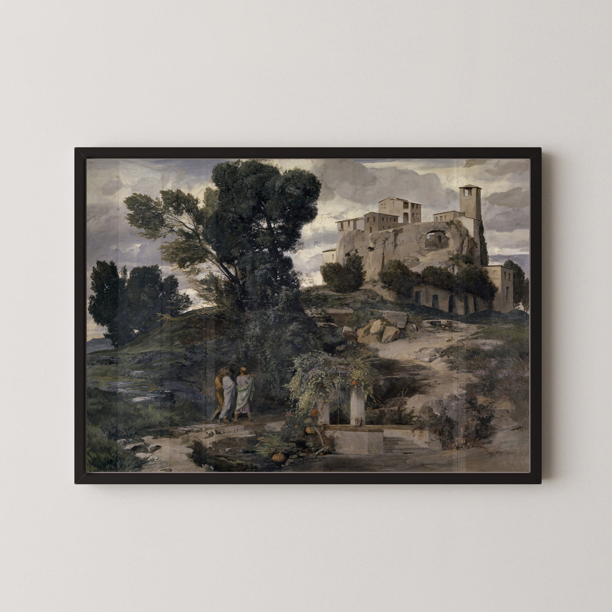 Arnold Böcklin — On the Way to Emmaus | Landscape Fine Art Print