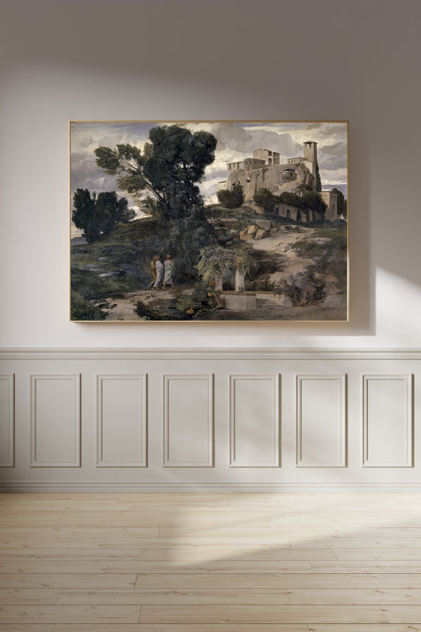 Arnold Böcklin — On the Way to Emmaus | Landscape Fine Art Print