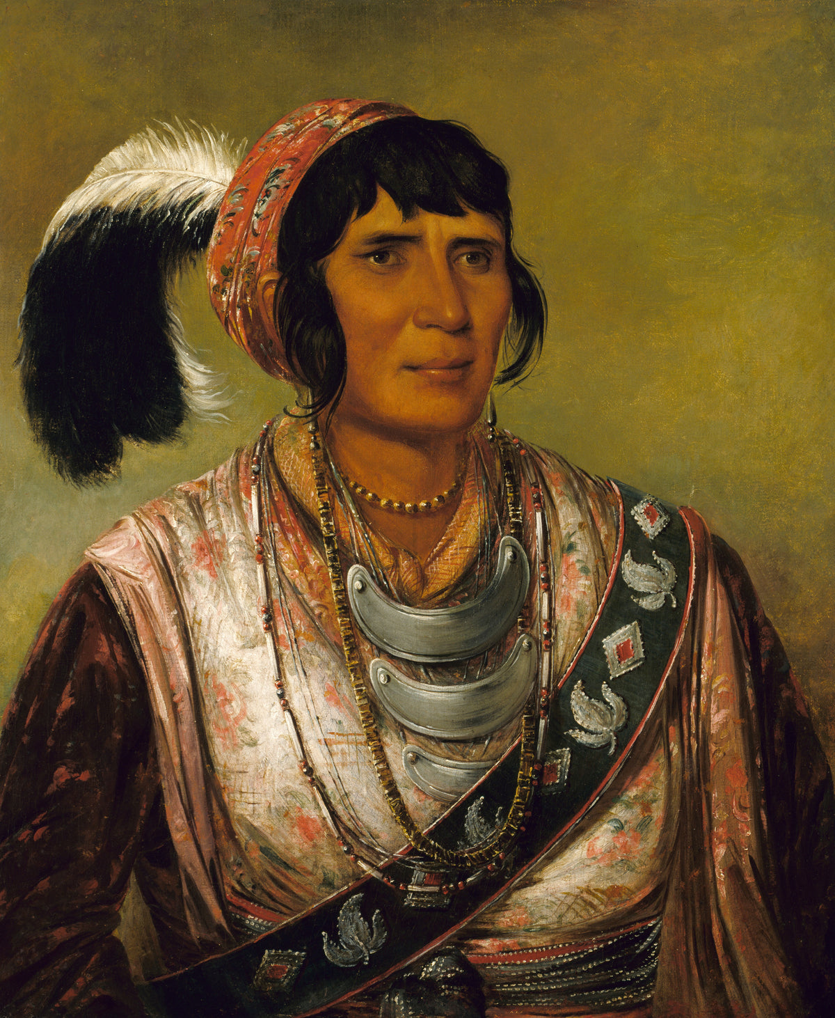 George Catlin — Os-ce-o-lá, The Black Drink, a Warrior of Great Distinction | Western Art Print
