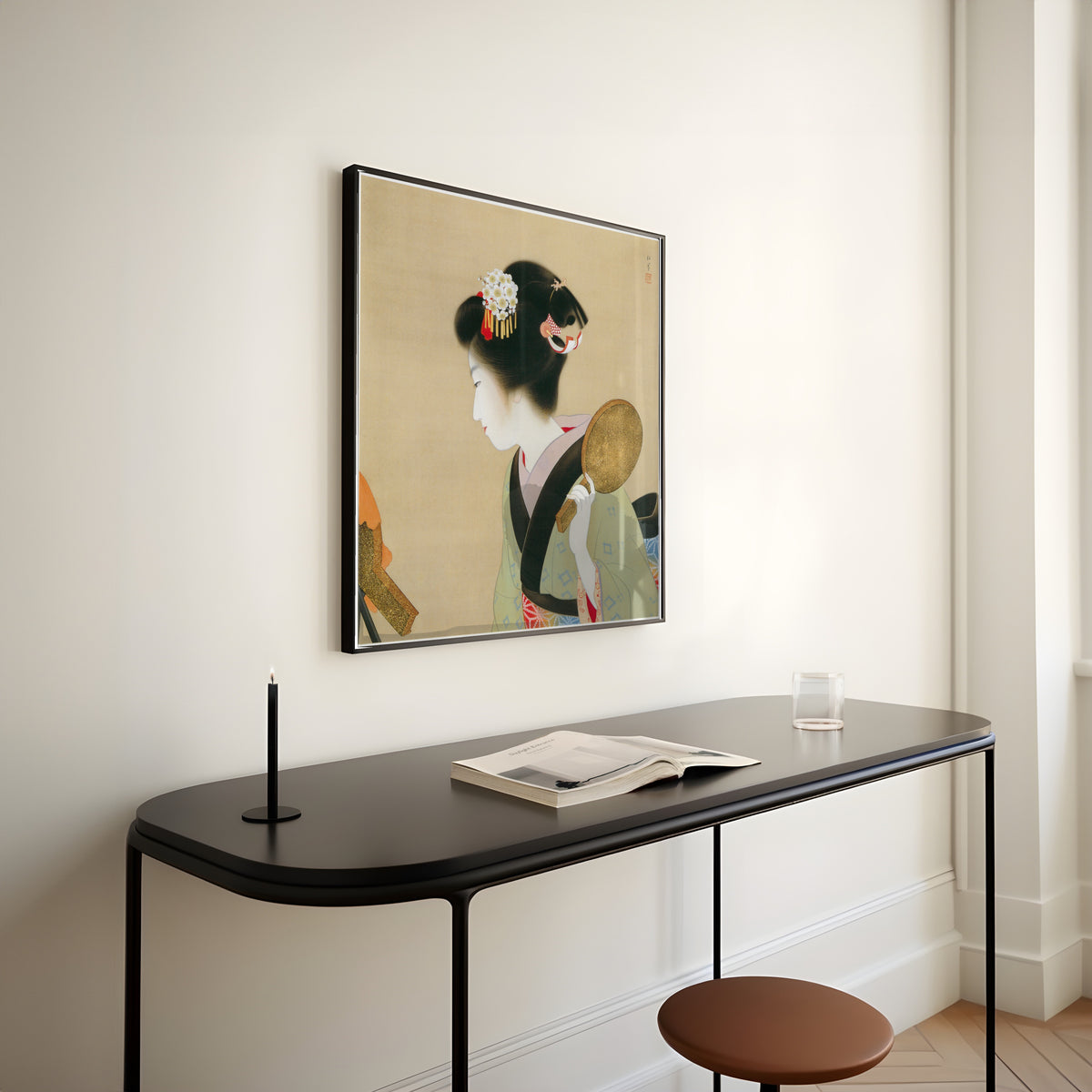 Uemura Shōen — Oshidori-mage (Mandarin-duck Coiffure) | Fine Art Print