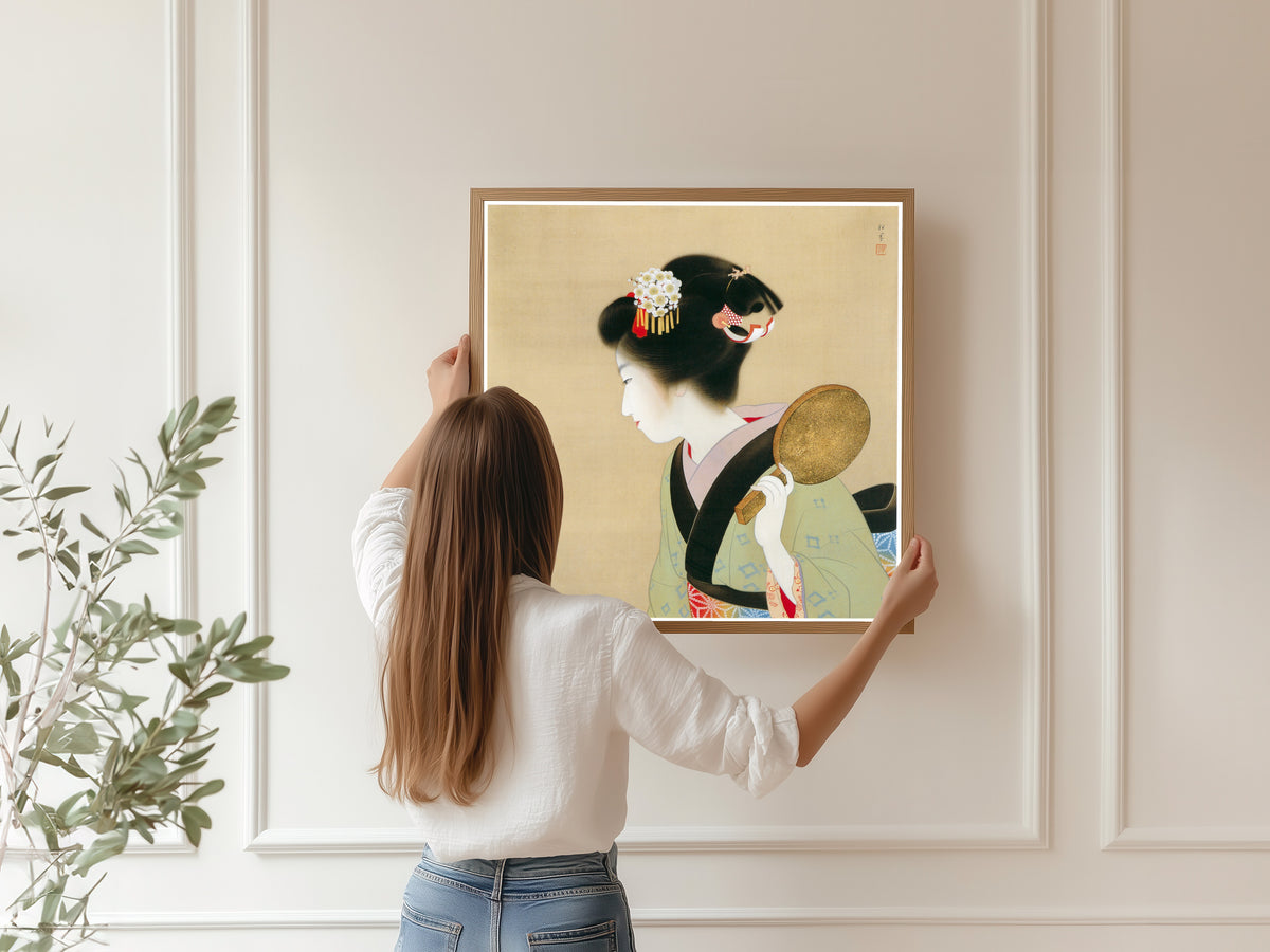 Uemura Shōen — Oshidori-mage (Mandarin-duck Coiffure) | Fine Art Print