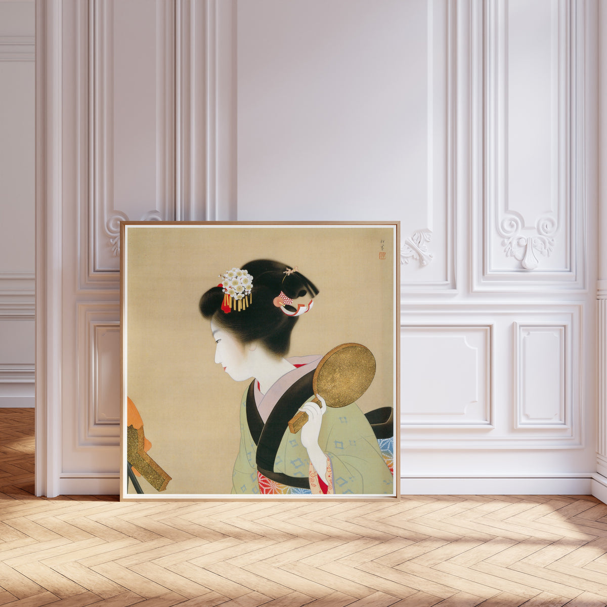 Uemura Shōen — Oshidori-mage (Mandarin-duck Coiffure) | Fine Art Print