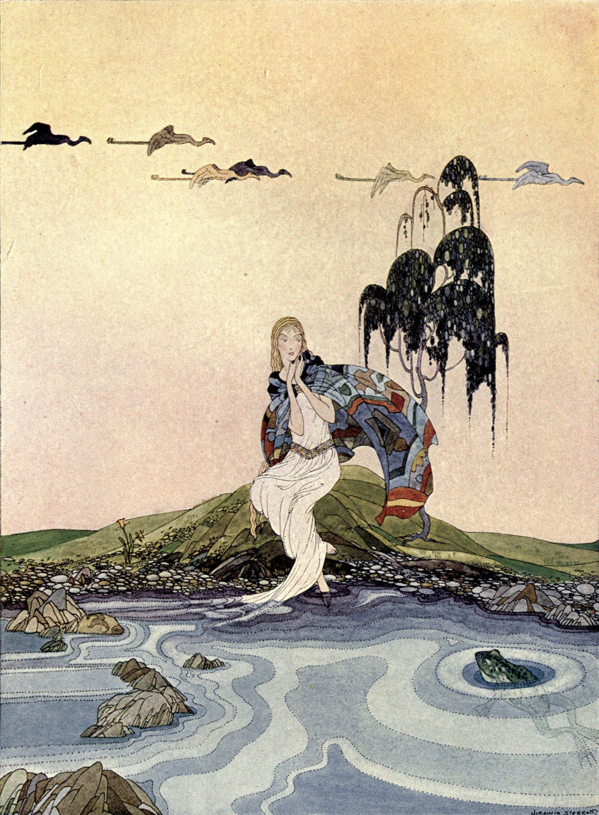 Virginia Frances Sterrett — Ourson: ‘Ah, ha! you are at last in my domain, little fool!’ | Fairy Tale Illustration Print