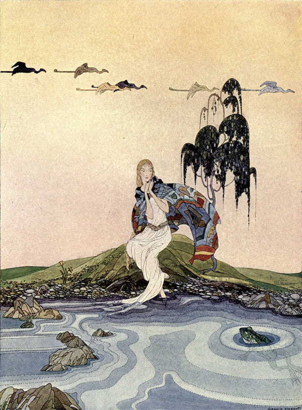 Virginia Frances Sterrett — Ourson: ‘Ah, ha! you are at last in my domain, little fool!’ | Fairy Tale Illustration Print