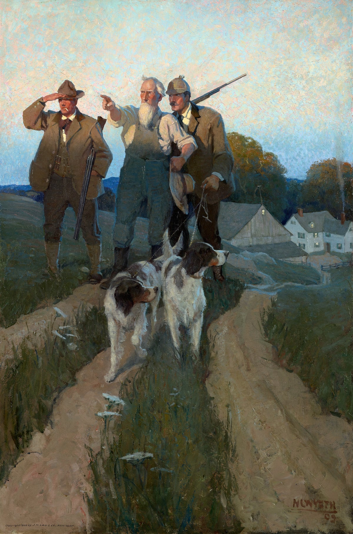 N. C. Wyeth — Over Yonder | Illustration Art Print