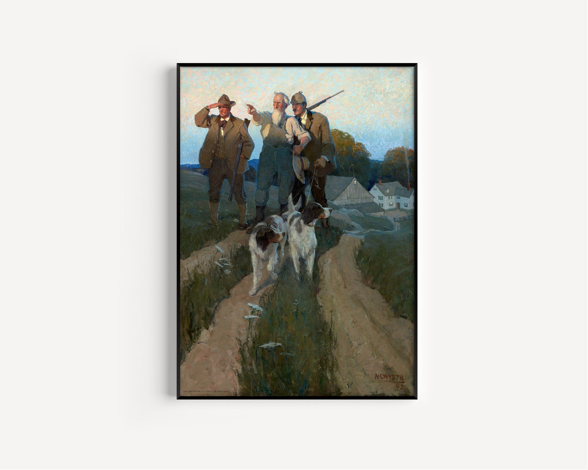 N. C. Wyeth — Over Yonder | Illustration Art Print