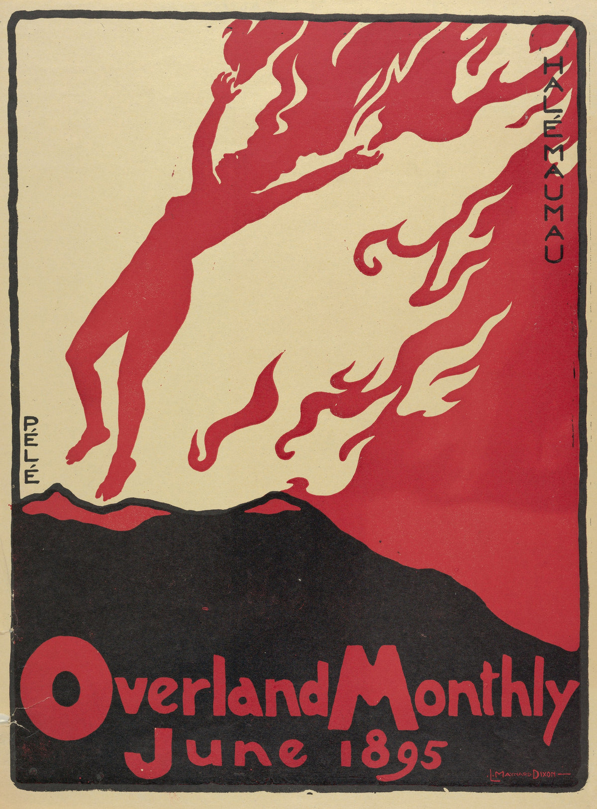 Maynard Dixon — Overland Monthly, June 1895 | Vintage American West Print