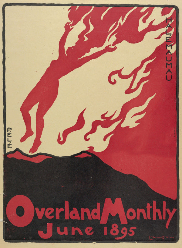 Maynard Dixon — Overland Monthly, June 1895 | Vintage American West Print
