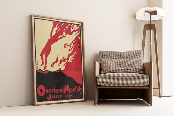 Maynard Dixon — Overland Monthly, June 1895 | Vintage American West Print