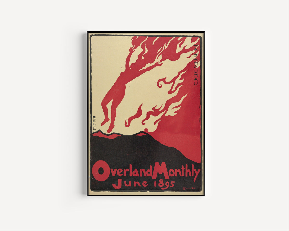 Maynard Dixon — Overland Monthly, June 1895 | Vintage American West Print