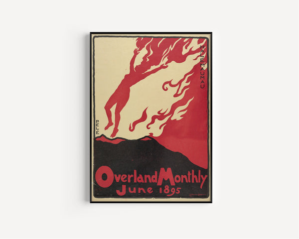 Maynard Dixon — Overland Monthly, June 1895 | Vintage American West Print