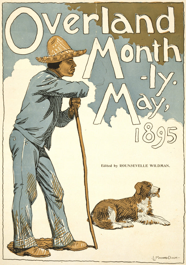 Maynard Dixon — Overland Monthly, May 1895 | Vintage American West Print