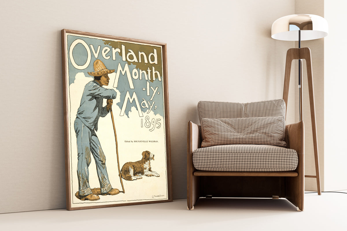 Maynard Dixon — Overland Monthly, May 1895 | Vintage American West Print