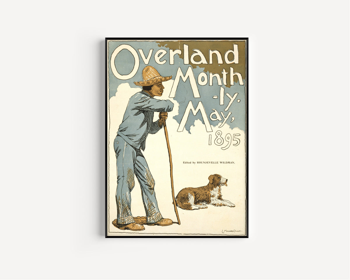 Maynard Dixon — Overland Monthly, May 1895 | Vintage American West Print