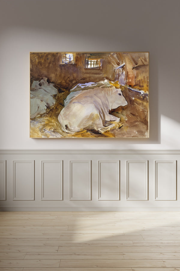 John Singer Sargent — Oxen | Fine Art Print