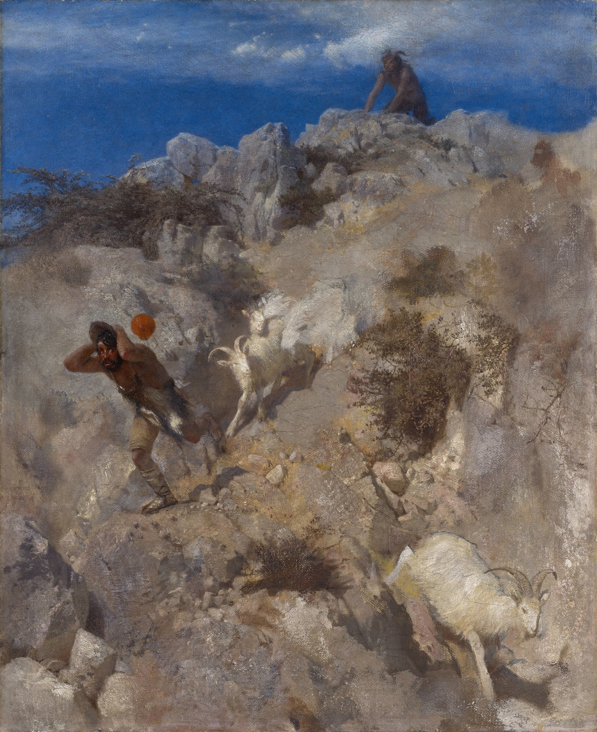 Arnold Böcklin — Pan Frightening a Shepherd | Symbolist Art Print