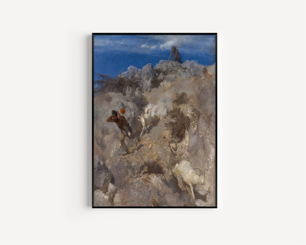 Arnold Böcklin — Pan Frightening a Shepherd | Symbolist Art Print