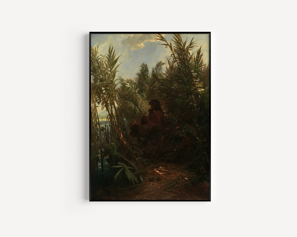 Arnold Böcklin — Pan in the Reed | Symbolist Art Print