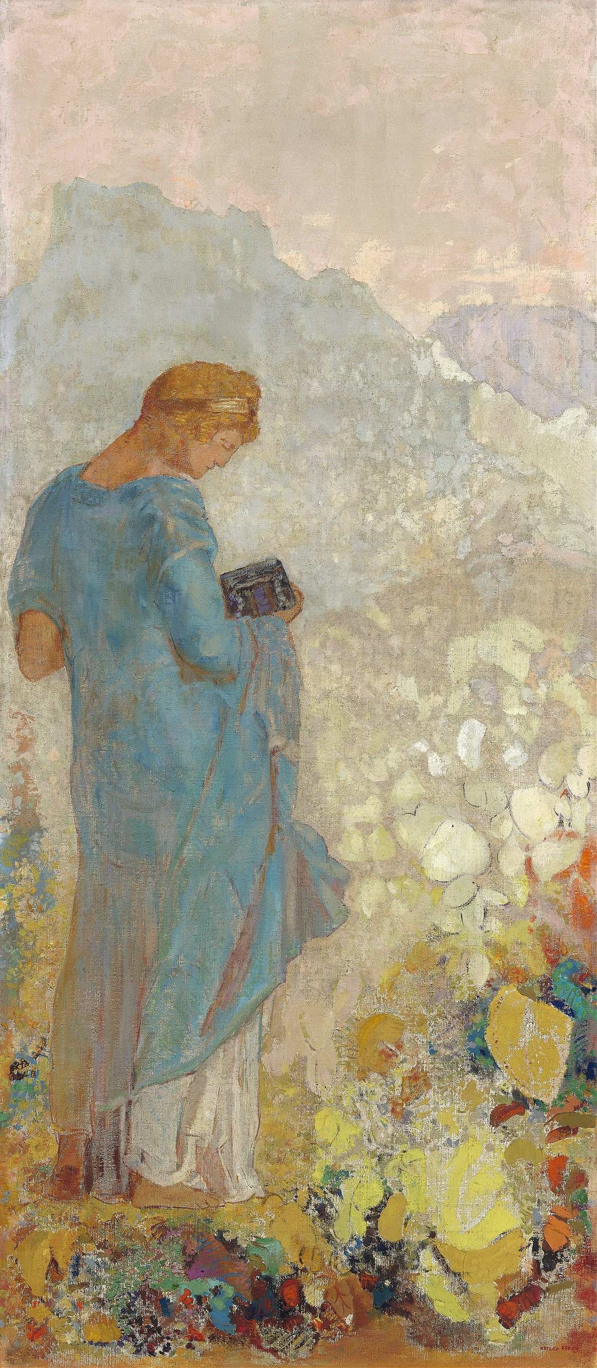 Odilon Redon — Pandora | Symbolist Art Print