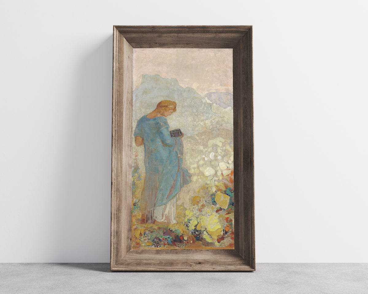 Odilon Redon — Pandora | Symbolist Art Print