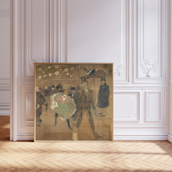 Henri de Toulouse-Lautrec — Panel for La Goulue's Booth: The Dance at the Moulin Rouge | Fine Art Print
