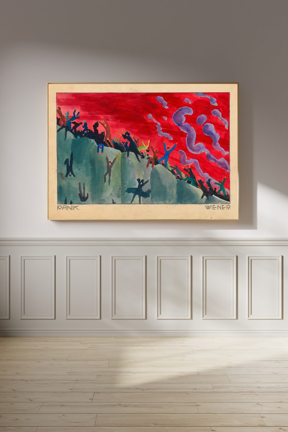 Karl Wiener — Panik (Panic) | Expressionist Art Print