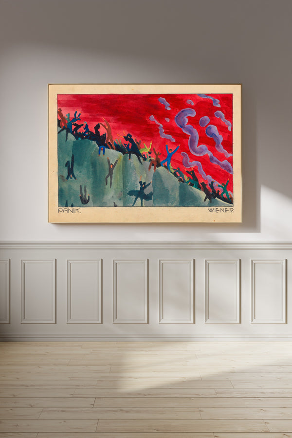 Karl Wiener — Panik (Panic) | Expressionist Art Print