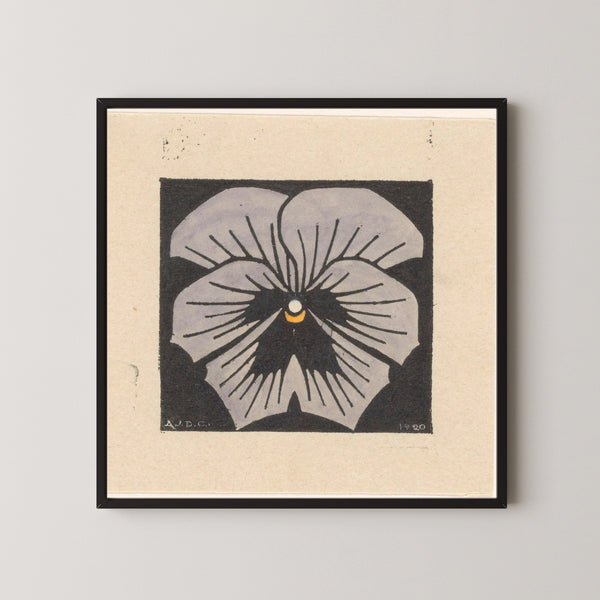 Julie de Graag — Pansy | Woodcut Print