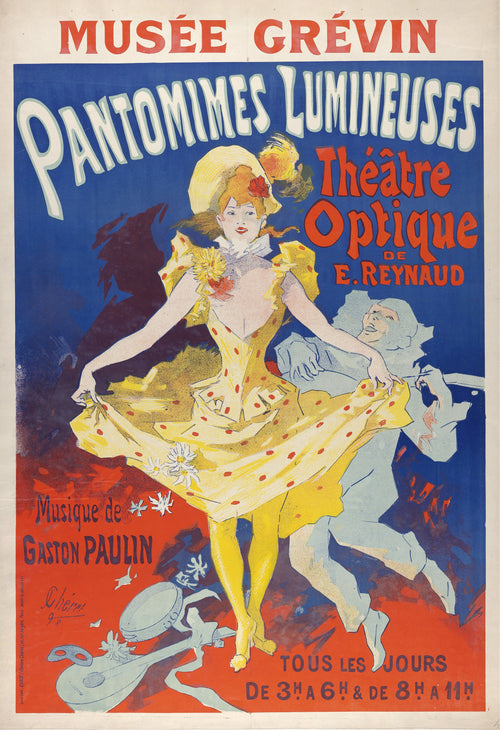 Jules Chéret — Pantomimes lumineuses | Vintage Poster Print