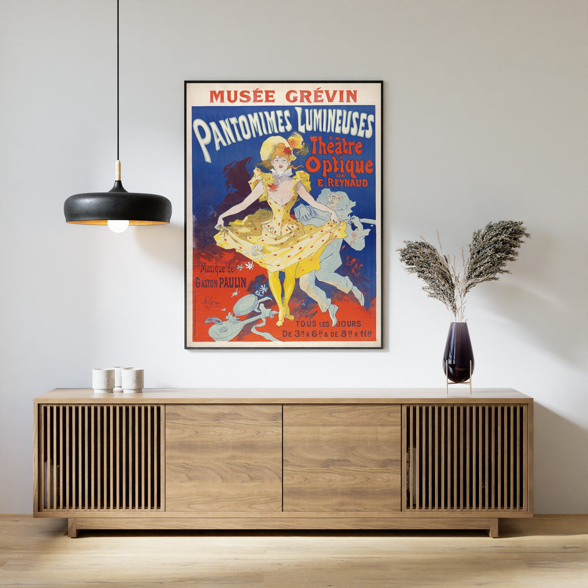 Jules Chéret — Pantomimes lumineuses | Vintage Poster Print