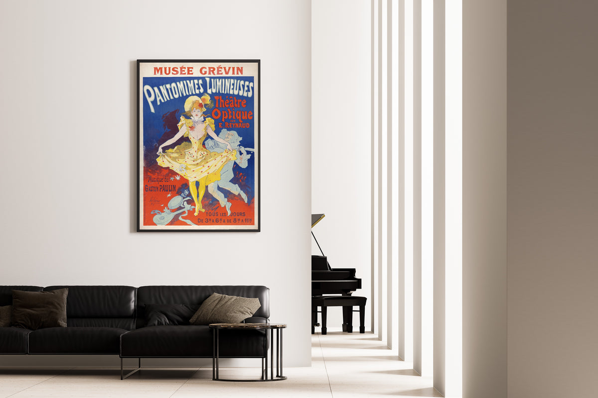 Jules Chéret — Pantomimes lumineuses | Vintage Poster Print