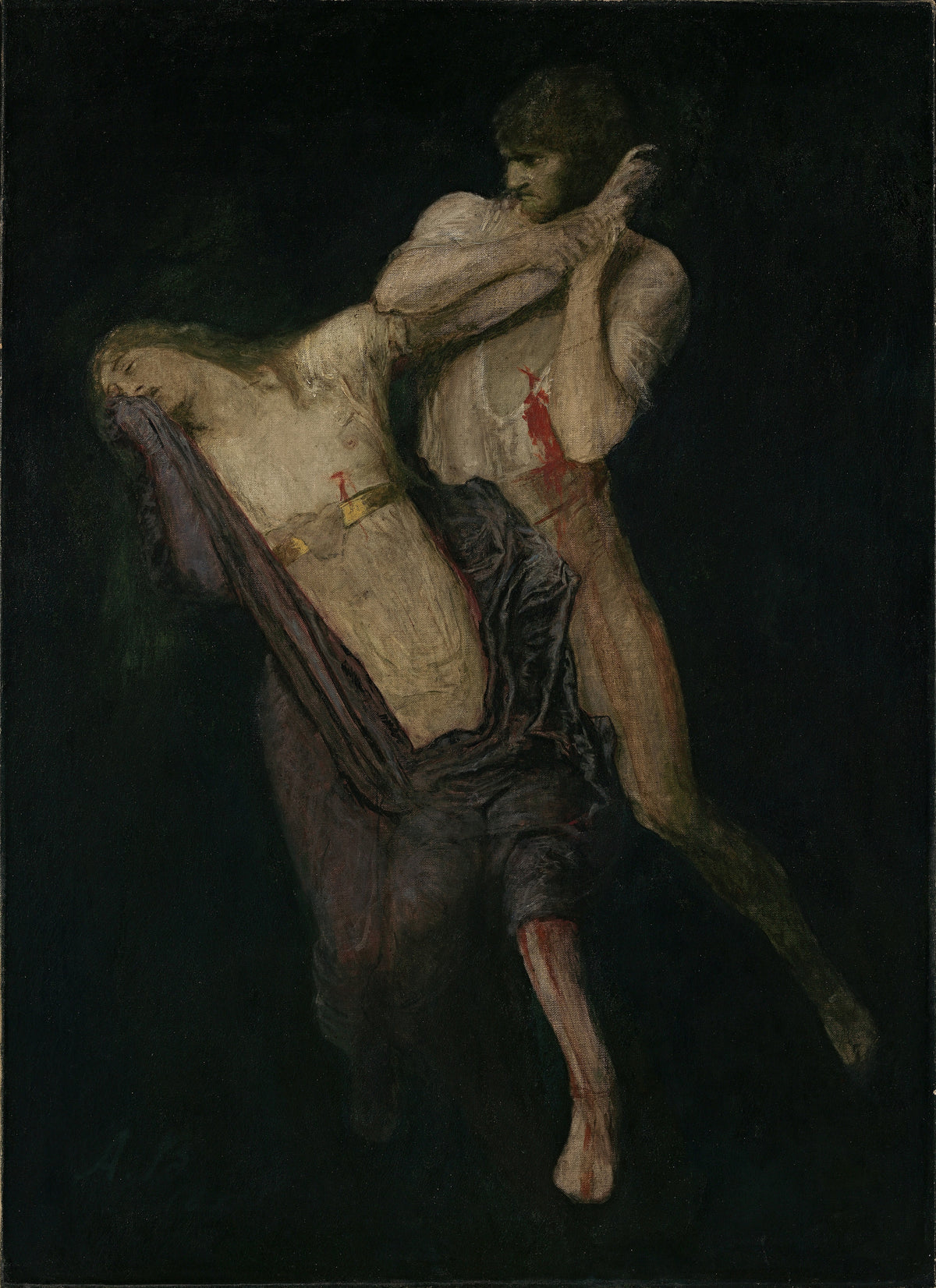 Arnold Böcklin — Paolo and Francesca | Symbolist Art Print