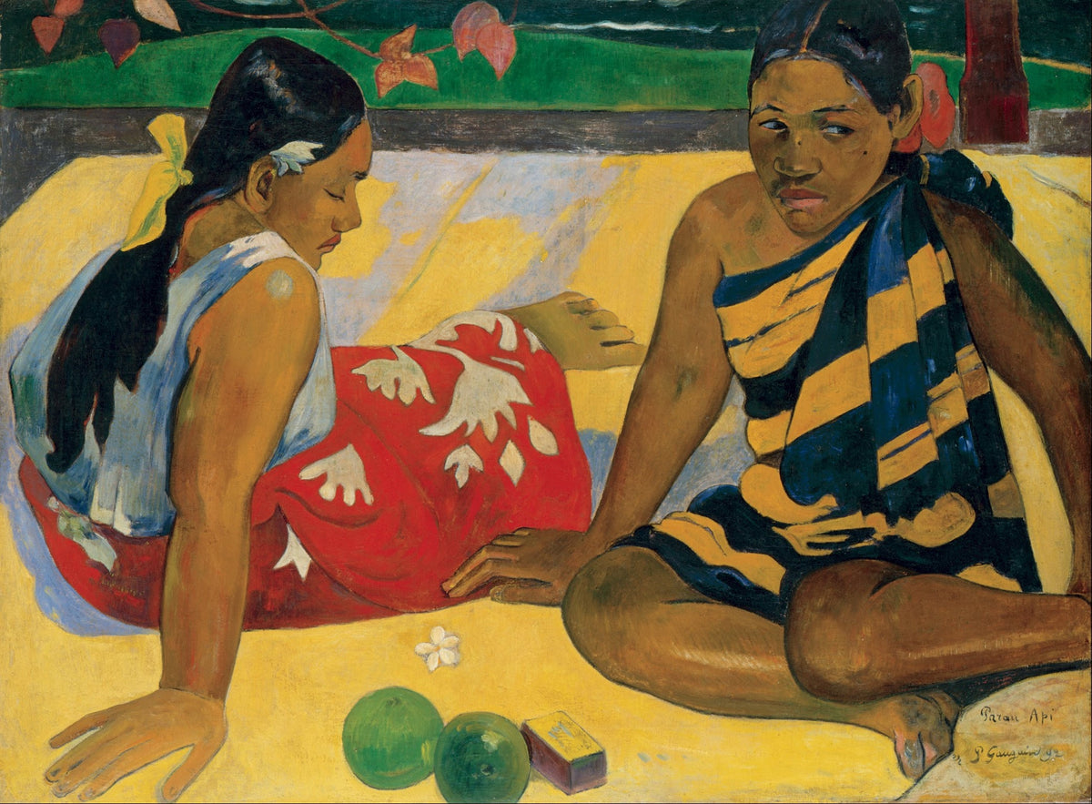 Paul Gauguin — Parau Api (What News?) | Fine Art Print