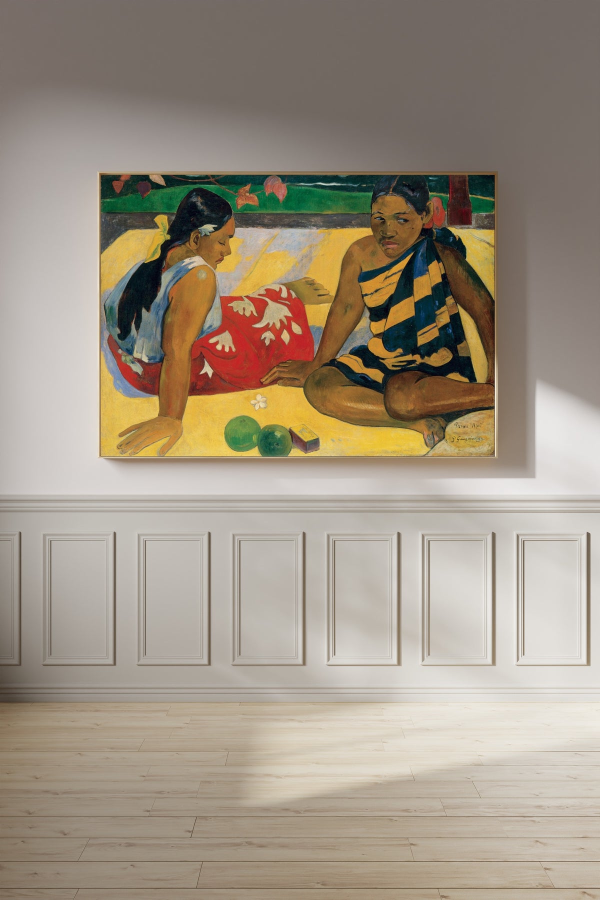 Paul Gauguin — Parau Api (What News?) | Fine Art Print