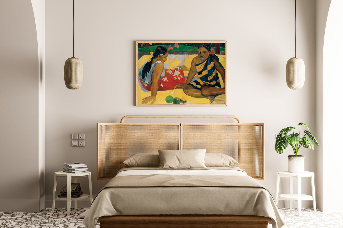 Paul Gauguin — Parau Api (What News?) | Fine Art Print