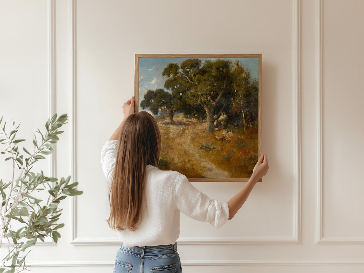 William Keith — Path through California Oaks | Landscape Fine Art Print