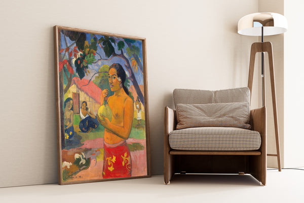 Paul Gauguin — Woman Holding a Fruit (Eu haere ia oe) | Fine Art Print