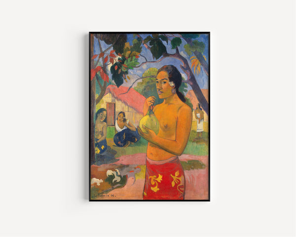 Paul Gauguin — Woman Holding a Fruit (Eu haere ia oe) | Fine Art Print