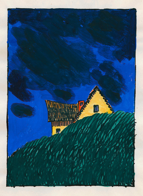 Karl Wiener — Pavement and Meadow No. 19 | Modernist Landscape Print