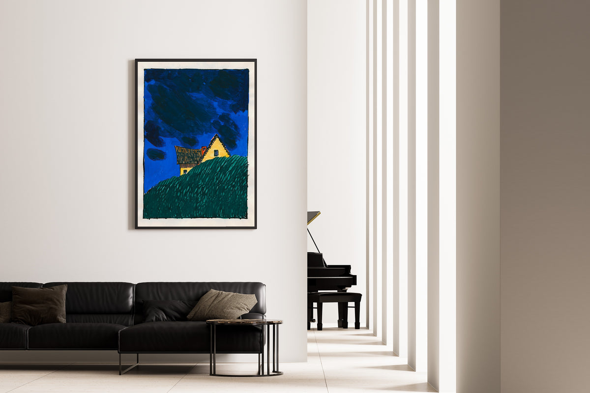 Karl Wiener — Pavement and Meadow No. 19 | Modernist Landscape Print